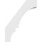 Ekena Millwork 6-in. W x 26-in. D x 34-in. H Balboa Architectural Grade PVC Knee Brace BRCP06X26X34BOA - alternate 4